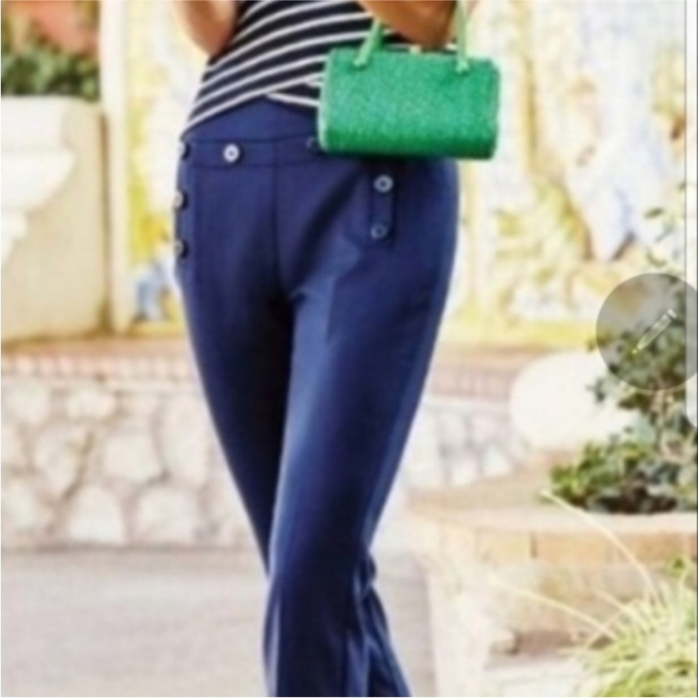 Navy Cabi sailor style pants